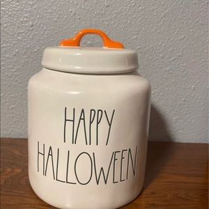 Rae Dunn Happy Halloween canister